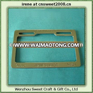 plastic custom license plate frames